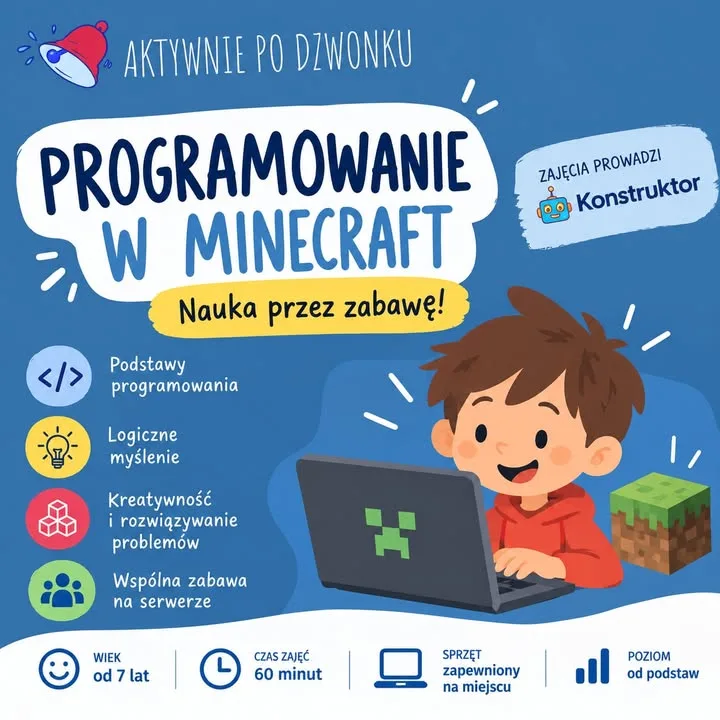 Od Minecrafta do Pythona – programowanie dla dzieci i młodzieży w… — zdjęcie 1