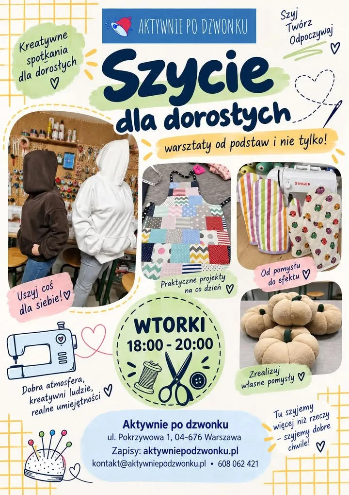 Szycie dla dorosłych już ruszyło! — zdjęcie 1
